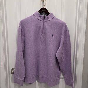 Polo by Ralph Lauren Purple Zip Up Sweater